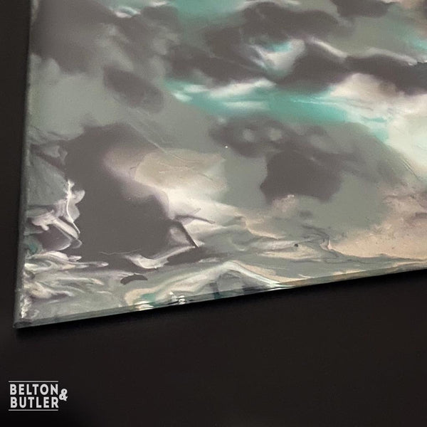 Marble Effect Worktop saver / Glass Chopping Board-Belton & Butler